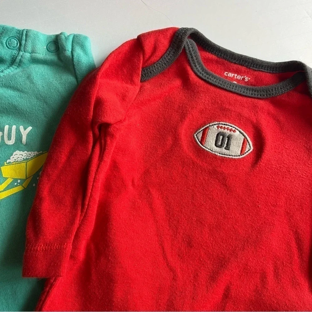 Carters • 3 Piece Bundle Set Baby Bodysuit Onesies